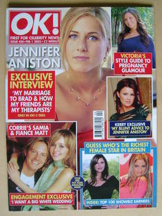 OK! magazine - Jennifer Aniston cover (1 February 2005 - Issue 454)