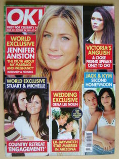 OK! magazine - Jennifer Aniston cover (26 October 2004 - Issue 441)