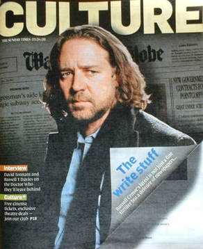<!--2009-04-05-->Culture magazine - Russell Crowe cover (5 April 2009)