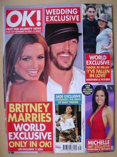 OK! magazine - Britney Spears and Kevin Federline cover (28 September 2004 - Issue 437)