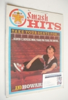 Smash Hits magazine - Howard Jones cover (16-29 August 1984)