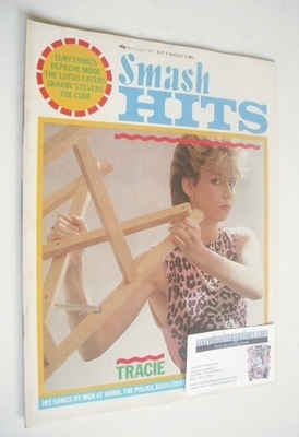 Smash Hits magazine - Tracie Young cover (21 July - 3 August 1983)