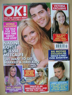 OK! magazine - Nadine Coyle and Jesse Metcalfe cover (27 June 2006 - Issue 526)