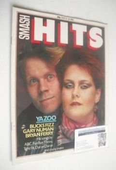 Smash Hits magazine - Yazoo cover (13-26 May 1982)