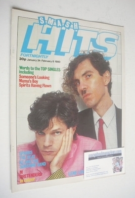 <!--1980-01-24-->Smash Hits magazine - Sparks cover (24 January - 6 Februar