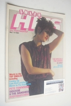 Smash Hits magazine - Siouxsie Sioux cover (1-14 May 1980)