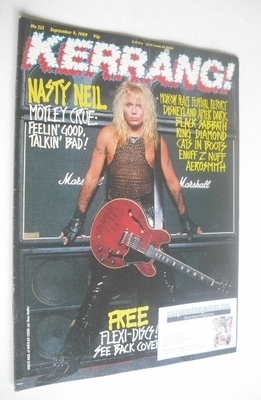 <!--1989-09-09-->Kerrang magazine - Vince Neil cover (9 September 1989 - Is
