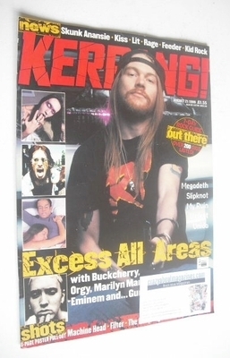 <!--1999-08-21-->Kerrang magazine - Axl Rose cover (21 August 1999 - Issue 