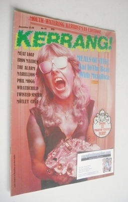 <!--1984-12-13-->Kerrang magazine - Lars Ulrich cover (13-26 December 1984 