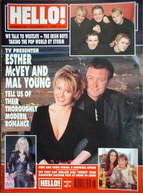 Hello! magazine - Esther McVey and Mal Young cover (16 November 1999 - Issue 586)
