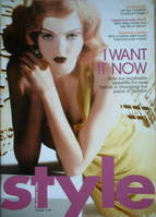 Style magazine - Lily Cole cover (15 October 2006)