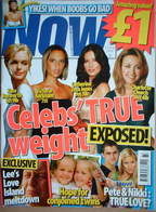 Now magazine - Celebs' True Weight cover (23 August 2006)