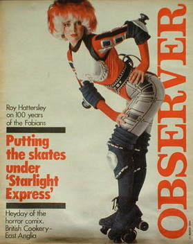 The Observer magazine - Starlight Express cover (11 March 1984)