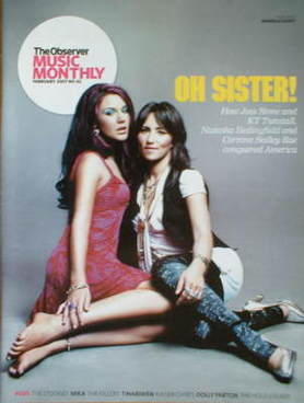 The Observer Music Monthly magazine - February 2007 - Joss Stone and KT Tun