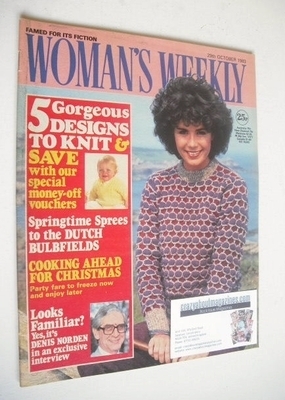 Woman's Weekly magazine (29 October 1983 - British Edition)