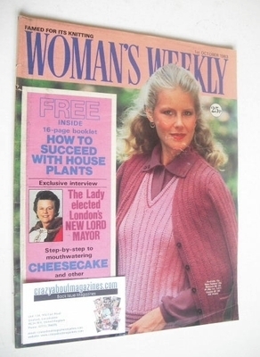 <!--1983-10-01-->Woman's Weekly magazine (1 October 1983 - British Edition)