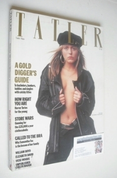 Tatler magazine - November 1985 - Patsy Kensit cover