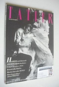 Tatler magazine - October 1984 - James Mossbacher and Victoria Ewen cover