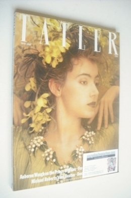 Tatler magazine - December 1985/January 1986 - Mia Sara cover