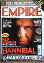 Empire magazine - Hannibal cover (October 2002 - Issue 160)