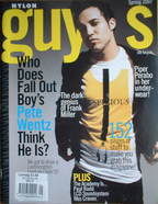 Nylon Guys magazine - Pete Wentz cover (Spring 2007)