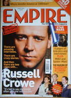 Empire magazine - Russell Crowe cover (April 2002 - Issue 154)