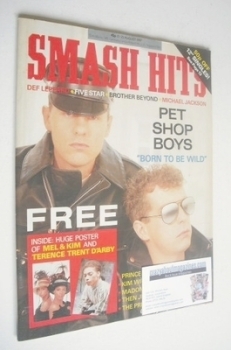 Smash Hits magazine - Pet Shop Boys cover (12-25 August 1987)