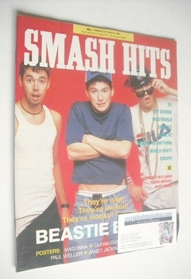 Smash Hits magazine - The Beastie Boys cover (11-24 March 1987)