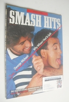 Smash Hits magazine - George Michael and Andrew Ridgeley cover (18 June-1 July 1986)