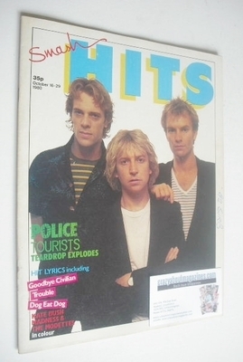 Smash Hits magazine - The Police cover (16-29 October 1980)
