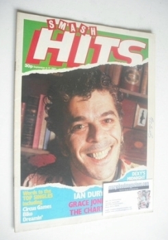 Smash Hits magazine - Ian Dury cover (4-17 September 1980)