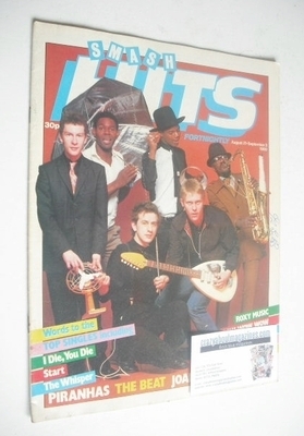 <!--1980-08-21-->Smash Hits magazine - The Beat cover (21 August - 3 Septem