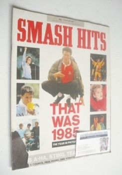 Smash Hits magazine - That Was 1985 cover (1-14 January 1986)