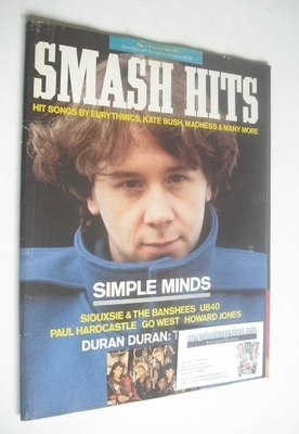 Smash Hits magazine - Jim Kerr cover (6-19 November 1985)