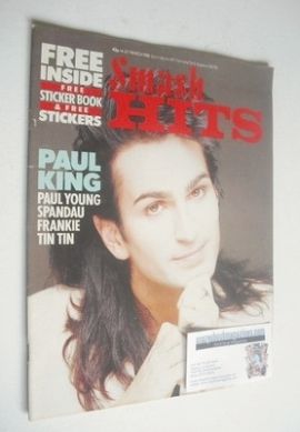 Smash Hits magazine - Paul King cover (14-27 March 1985)