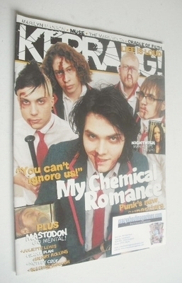 Kerrang magazine - My Chemical Romance cover (26 February 2005 - Issue 1045)