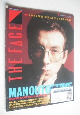 <!--1983-08-->The Face magazine - Elvis Costello cover (August 1983 - Issue