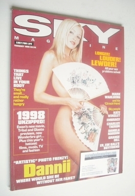 Sky magazine - Dannii Minogue cover (February 1998)