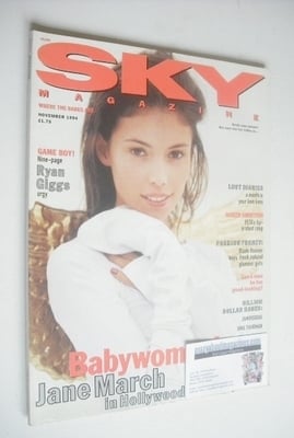 Sky magazine - Jane March cover (November 1994)