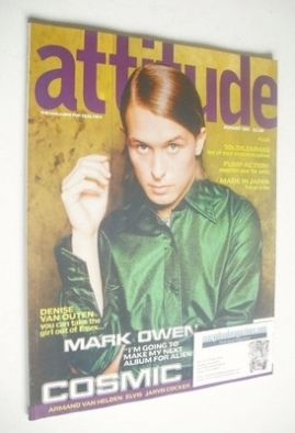 <!--1997-08-->Attitude magazine - Mark Owen cover (August 1997 - Issue 40)