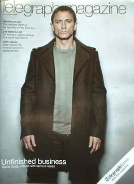 Telegraph magazine - Daniel Craig cover (11 October 2008)