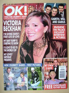 OK! magazine - Victoria Beckham cover (2 May 2002 - Issue 313)