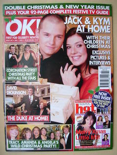 <!--2003-01-01-->OK! magazine - Jack Ryder and Kym Marsh cover (1 January 2