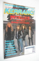 <!--1986-12-11-->Kerrang magazine - Metallica cover (11-24 December 1986 - Issue 135)
