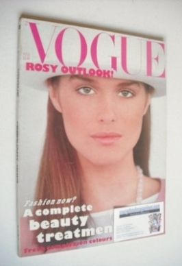 British Vogue magazine - February 1983 (Vintage Issue)