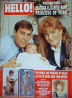 <!--1988-08-27-->Hello! magazine - Prince Andrew, Sarah Ferguson, baby Beat