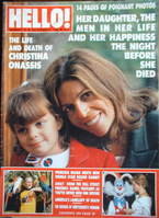 <!--1988-12-03-->Hello! magazine - Christina Onassis cover (3 December 1988