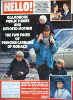 <!--1988-12-17-->Hello! magazine - Princess Caroline cover (17 December 198