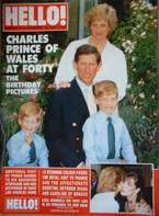 <!--1988-11-19-->Hello! magazine - Prince Charles birthday cover (19 Novemb