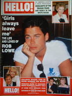 <!--1988-11-12-->Hello! magazine - Rob Lowe cover (12 November 1988 - Issue